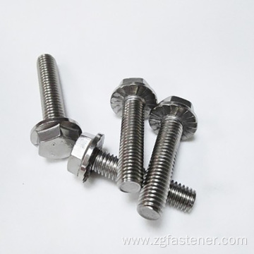 DIN6921 flange hex head bolt m10 m12 m6